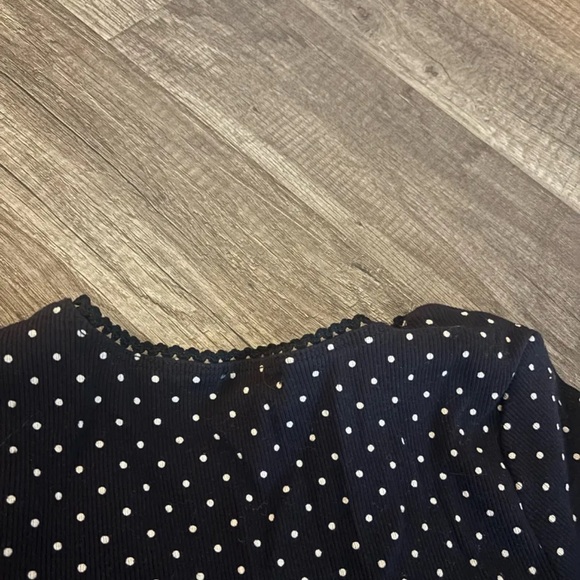 Urban Outfitters Black and White Polka Dot Blouse - Picture 5 of 5